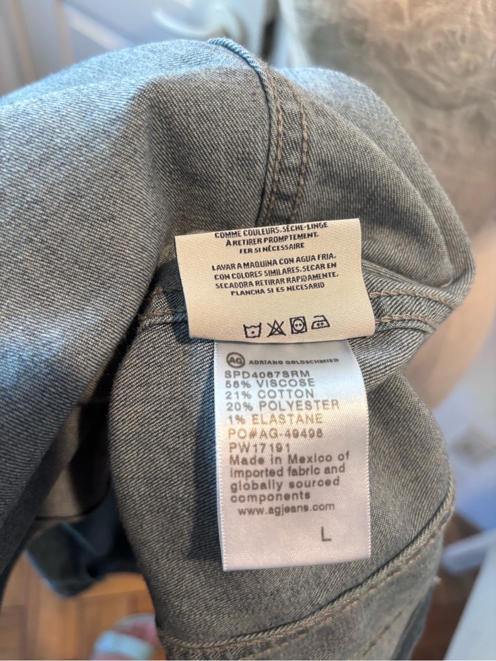 AG super soft stretchy denim jacket - Picture 6 of 9
